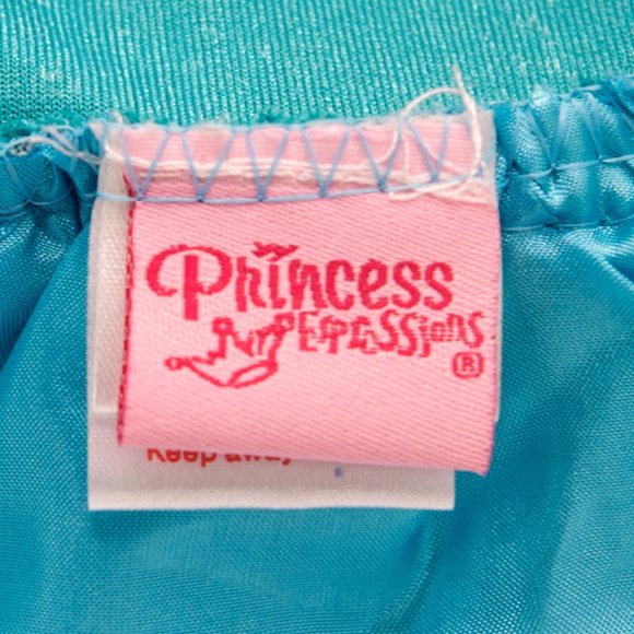Princess Expressions TealBlue Dress Toddler Size M - Picture 7 of 8